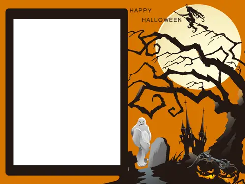 Photo frame - My Halloweens happy when I freak out with you