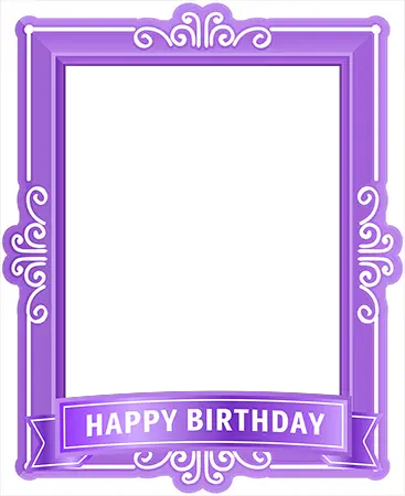 Cornici fotografiche - Pink Birthday Frame