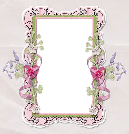 Molduras para fotos - Tenderly decorated frame