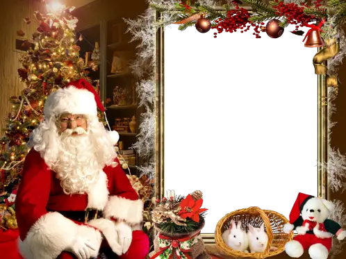 Photo frame - Welcome Santa