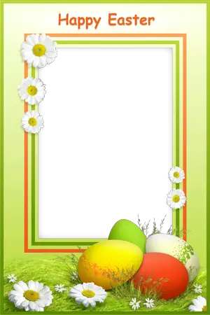 Photo frame - Wish you happy Easter