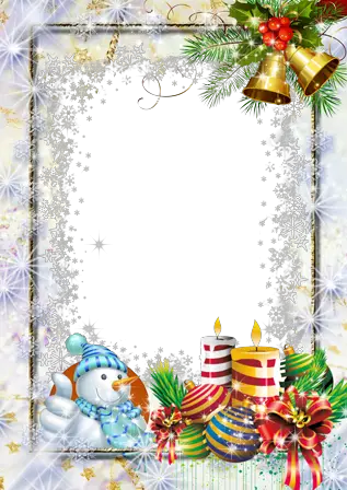 Photo frame - With best wishes before the holidays
