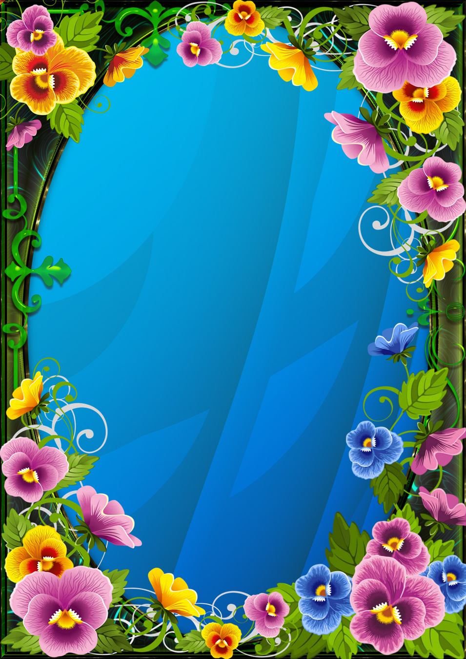 photofunia effects flower frame