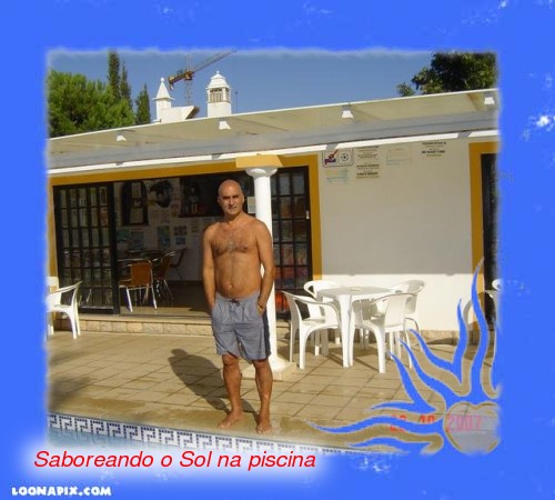 Moldura de fotos. Blue Shine