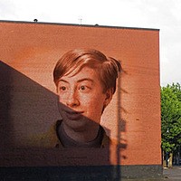 Foto efecto - Bricks Wall Graffiti
