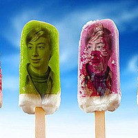Photo effect - Bright colors of icecream
