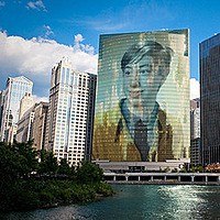 Efeito de foto - Chicago River Line