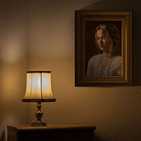 Efektas - Classic photo frame in the dark room