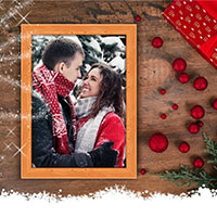 Effet photo - Merry Christmas. Gift boxes