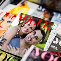 Effet photo - On the cover of Vogue magazine