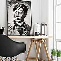 Efektas - Portrait in bright room