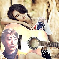 Photo effect - Romantic song of the romantic girl