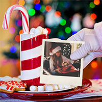 Photo effect - Santa remembers of you