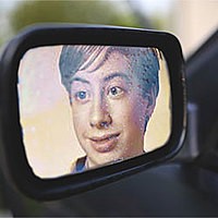 Efeito de foto - Side mirror