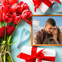 Effet photo - Valentines Day. Presents for you