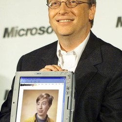 Efeito de foto - Apresentação de Bill Gates