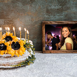 Foto efecto - Birthday cake