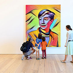 Effetto - Bambini in galleria d'arte