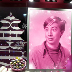 Foto efecto - Muestre decorado para la Navidad