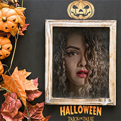 Photo effect - Halloween. Trick or treat