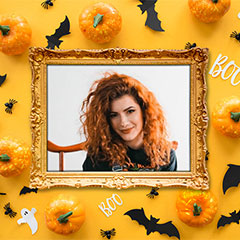 Foto efecto - Halloween Boo Photo Frame