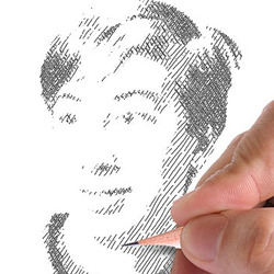 Photo effect - Making sketch by pencil
