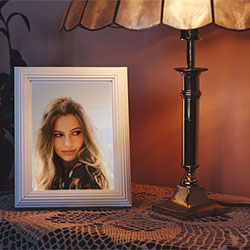 Effect - Photo frame in warm light