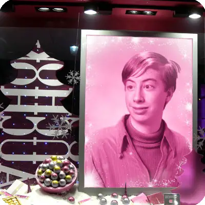Foto efecto - Muestre decorado para la Navidad