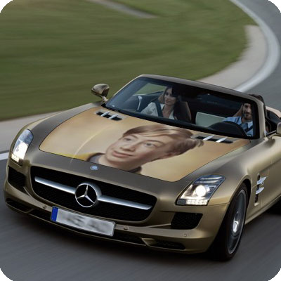 Foto efecto - Aerographics cabriolet Mercedes-Benz