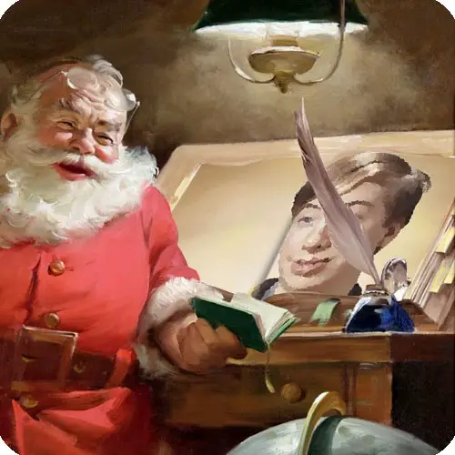 Photo effect - Page of Santa's book
