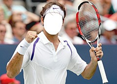 Tennis. Roger Federer wins