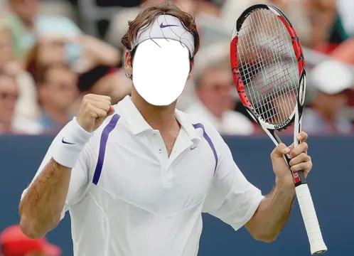 Uw foto's - Tennis. Roger Federer wint