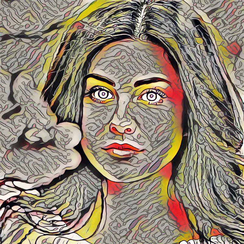 Фото Картина. Volcanic eruption