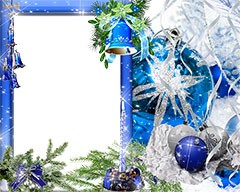 Christmas blue bells