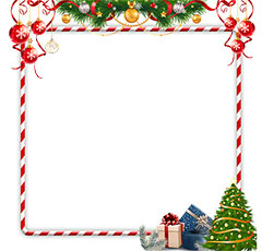 Christmas decorations and gift boxes