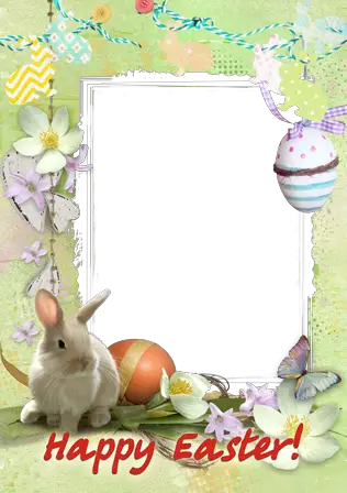 Easter Picture Frame Photo frames. Cute Easter Bunny