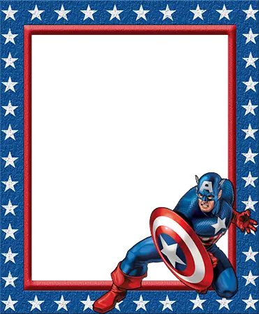 Marcos de fotos. Avengers. Captain America