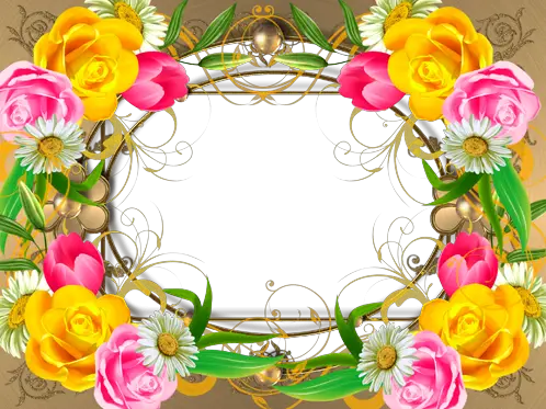 Photo frame - Beloved in flowers