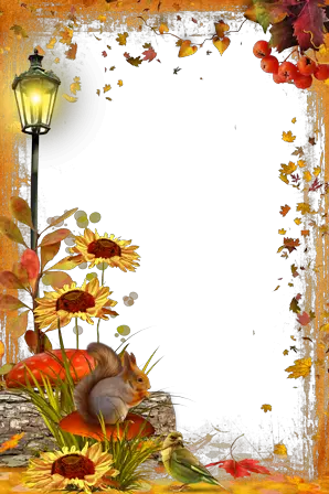 Photo frame - Bright autumn