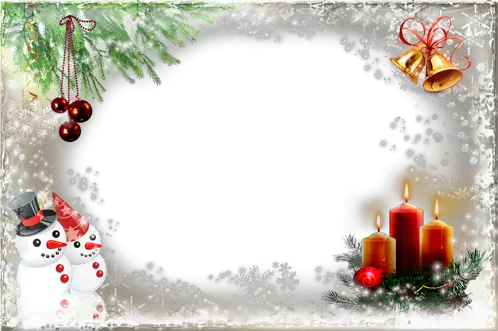 Photo frame - Christmas bells