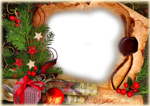 Фоторамка - Старовинні різдвяні привітання
