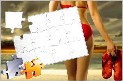 Photo frame - Complex puzzle