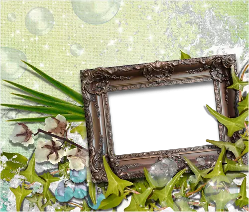 Photo frame - Frame in leaves