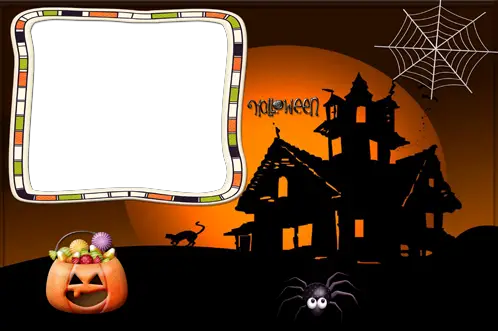 Photo frame - Halloween is coming shortly