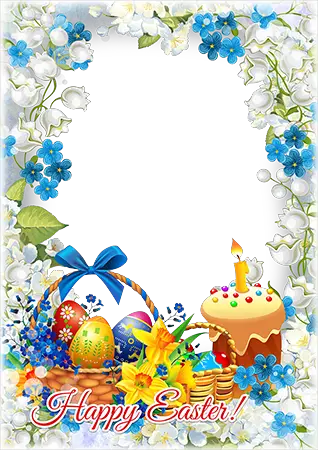 Photo frame - Happy Easter to you