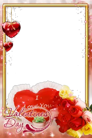 Photo frame - Happy Valentines day to you