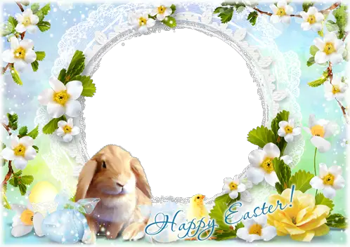 Photo frame - Have yourself a hoppy and happy Easter