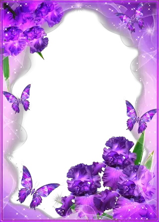 Photo frame - Irises