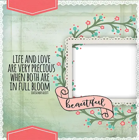 Photo frame - Life and love in one frame