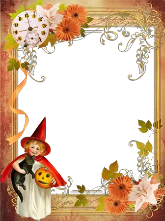 Photo frame - Little witch